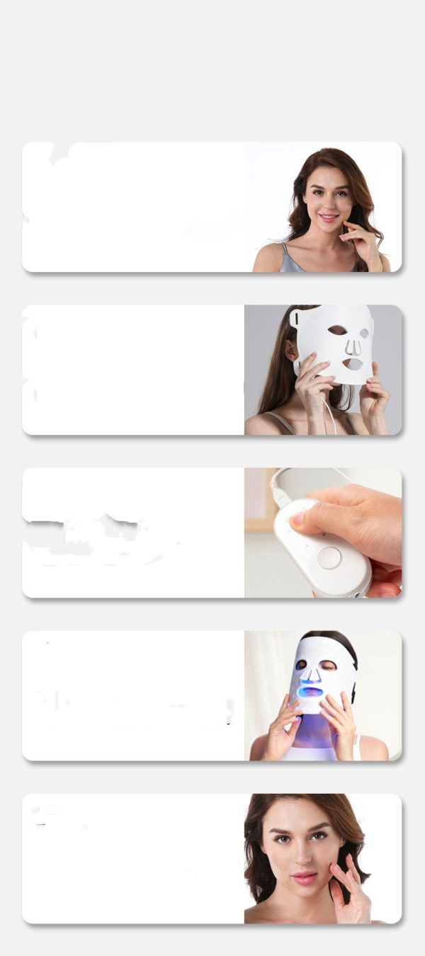 Silicone Mask 7-color LED Phototherapy Spectrometer - Image 4
