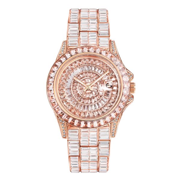 Fashion Trend Square Diamond Full Diamond Watch High-grade Zircon - Image 2