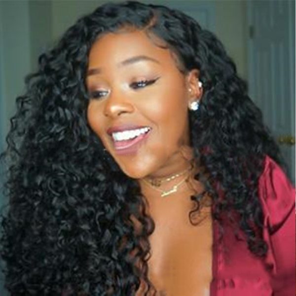 Hair curler black wig female - Image 4
