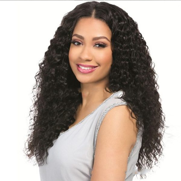 Hair curler black wig female - Image 3