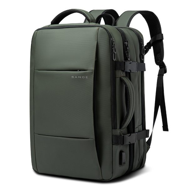Foldable Large Capacity Business Backpack Men's Travel Bag Waterproof Backpack - Image 10