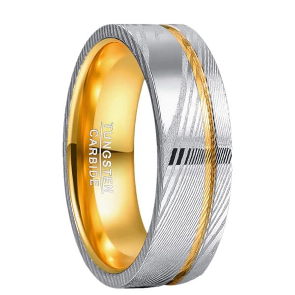 Men's Fashion Damascus Steel Ring - Image 7