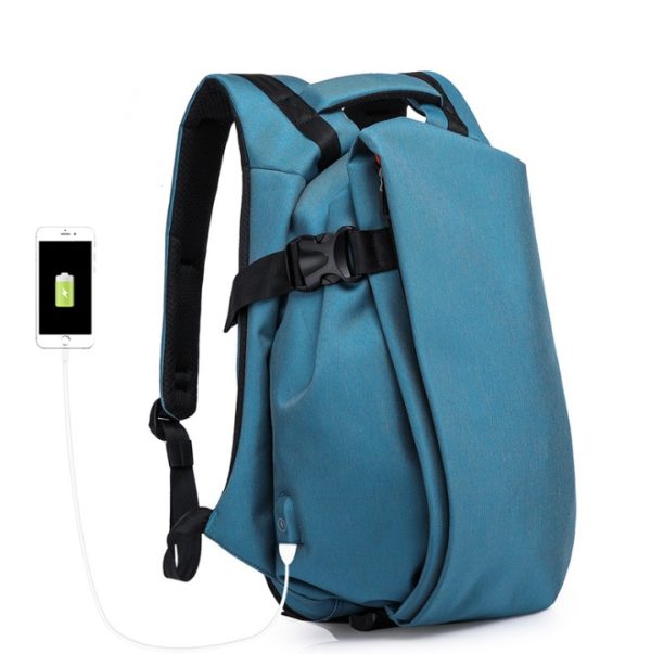 Men's fashion trend backpack Korean version of the backpack backpack male college sports and leisure computer travel bag - Image 8