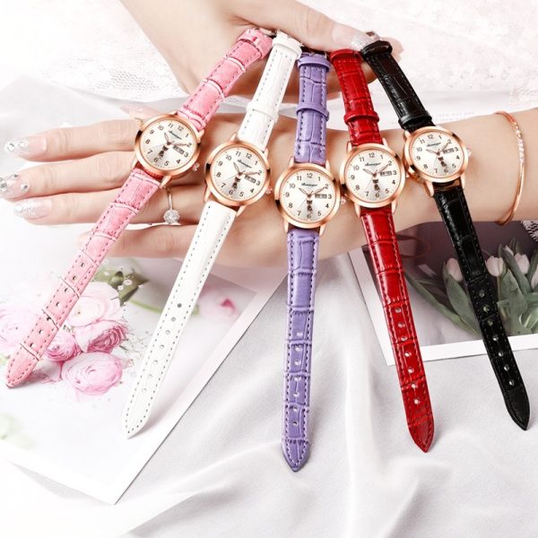 Women's Luminous Quartz Watch With Simple Waterproof Belt - Image 4