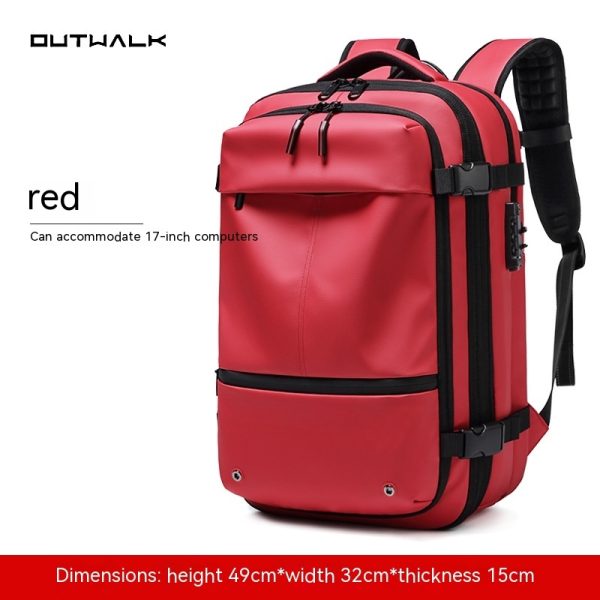 Travel Backpack Men's Business Multifunction Computer Bag Vacuum Compression Large-capacity Backpack - Image 7