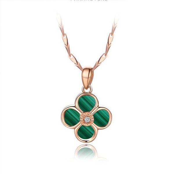 Women's Clover Sterling Silver Necklace - Image 4