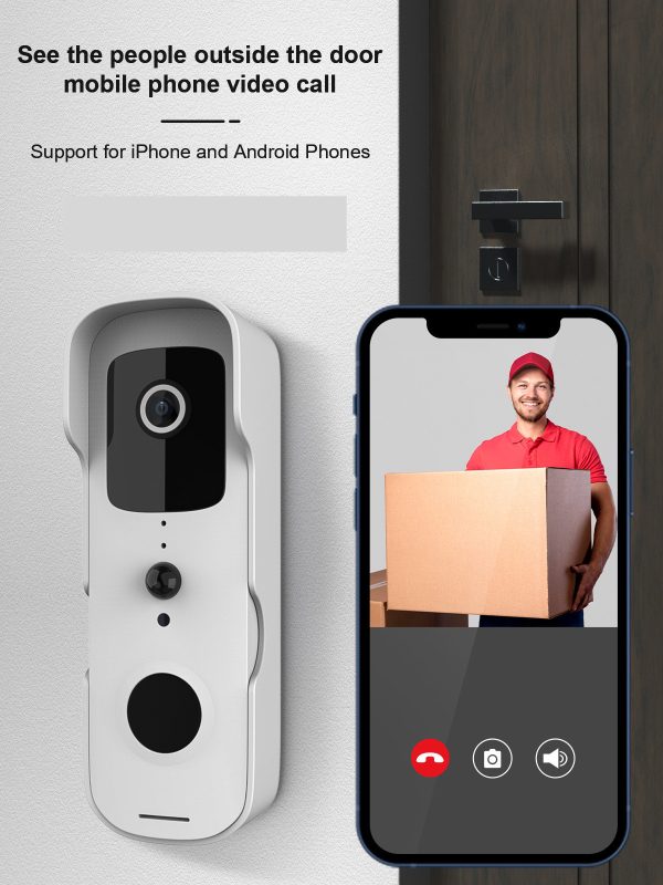 Video Doorbell Intercom Mobile Phone Monitoring Wifi Doorbell - Image 3