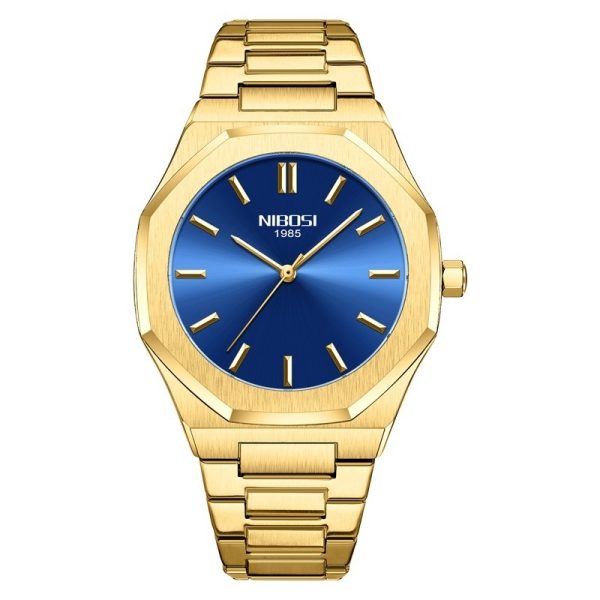 Simple Gold Men's Watch Student Quartz Watch - Image 5