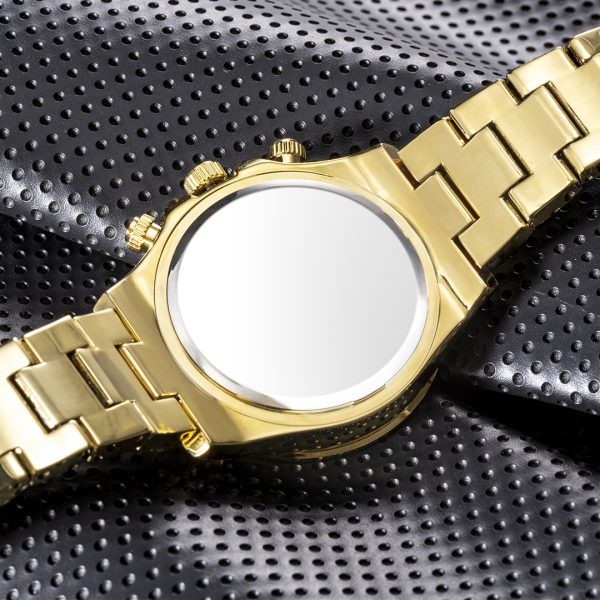 Three Eyes Rainbow Diamond Quartz Watch - Image 4