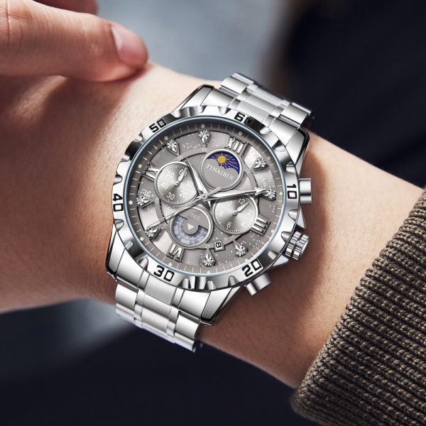 Men's Multi-functional High-grade Quartz Watch Waterproof Luminous - Image 3