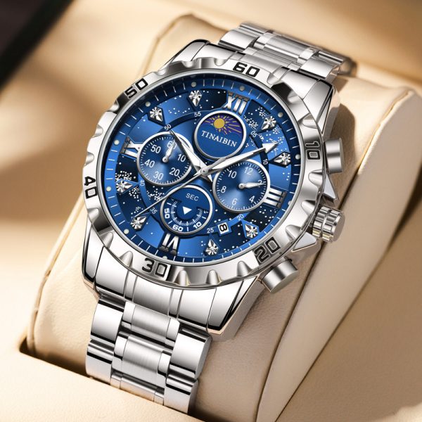 Men's Multi-functional High-grade Quartz Watch Waterproof Luminous - Image 2