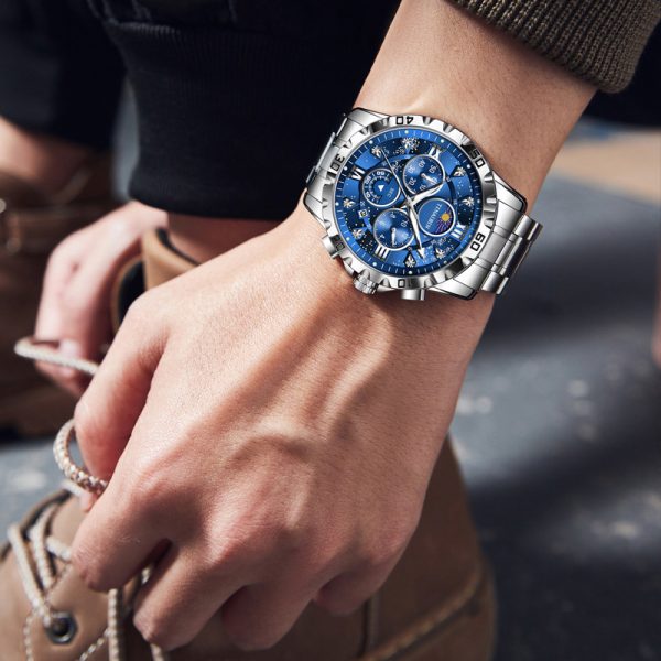 Men's Multi-functional High-grade Quartz Watch Waterproof Luminous - Image 4