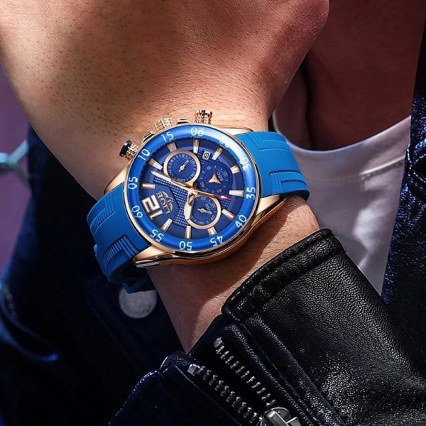 Quartz Men's Waterproof Watch Multi-function - Image 4