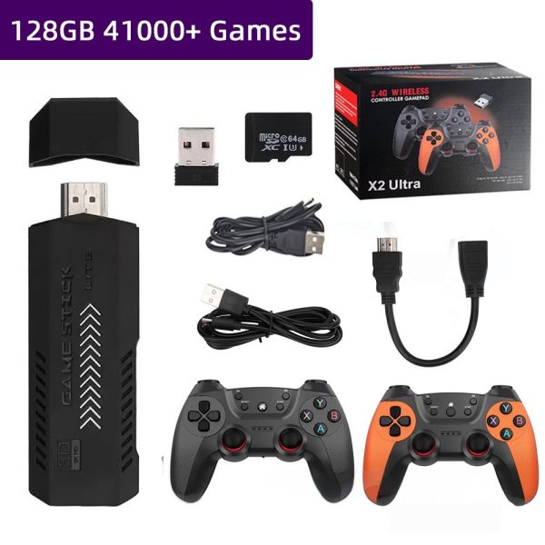 X2 Ultra Home TV Game Console HD 24g Wireless HDMI Double Player Arcade 3D - Image 7