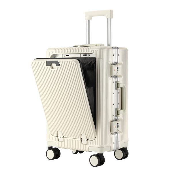 Trolley Aluminum Frame Large Capacity Front Opening Luggage - Image 10