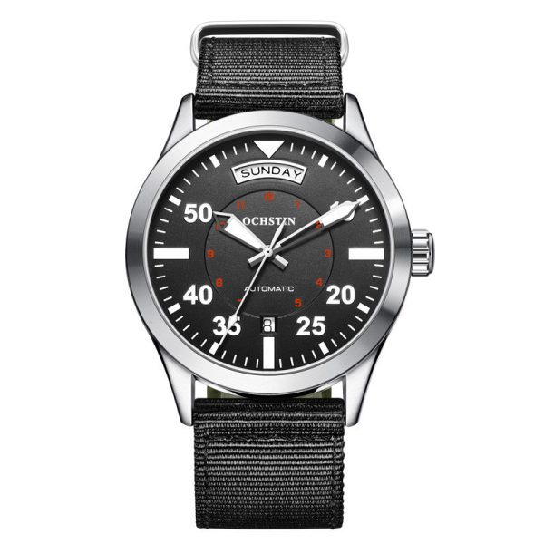 Automatic Mechanical Watch Waterproof Nylon Watch - Image 5