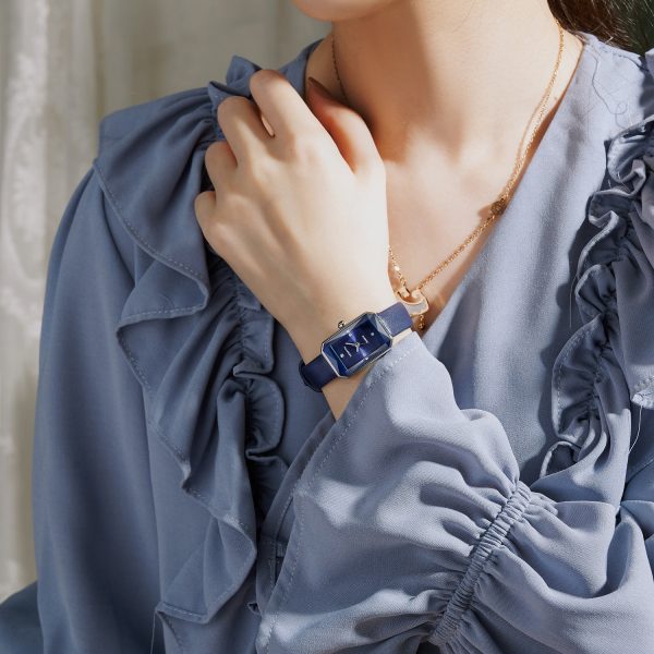 Square Diamond Belt Fashion Artistic Exquisite Quartz Watch - Image 2
