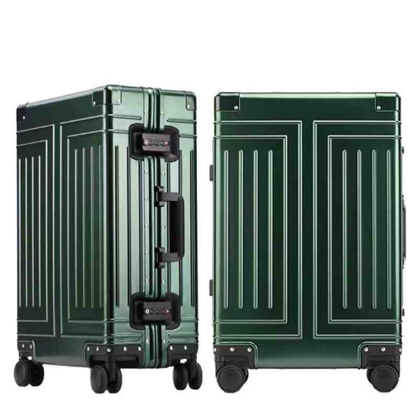 High End All Aluminum Magnesium Alloy Pull Rod Universal Wheel Luggage Compartment - Image 2