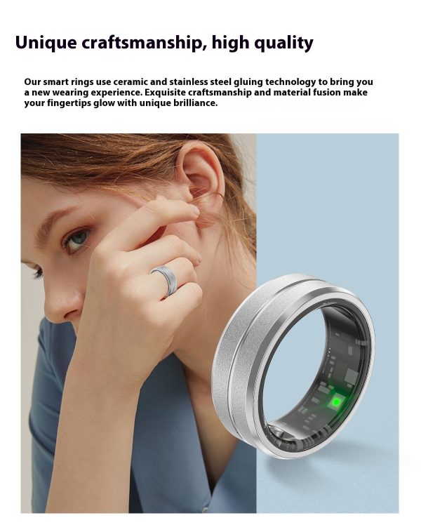 2024 Smart Ring For Men Women Heart Rate Blood Oxygen Monitoring Multi Sports Modes IP68 Waterproof Smart Rings For Android IOS - Image 8