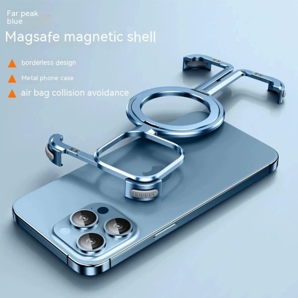 Metal Airbag Anti-fall Shell Phone Case Protective Shock Absorption Aerospace Grade Aluminum Holder Cover - Image 6