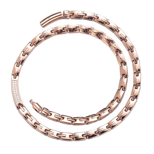 Diamond Stainless Steel Necklace For Men And Women - Image 7