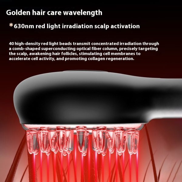 Red Light Scalp Care Scalp Cleaning Vibration Massage - Image 3