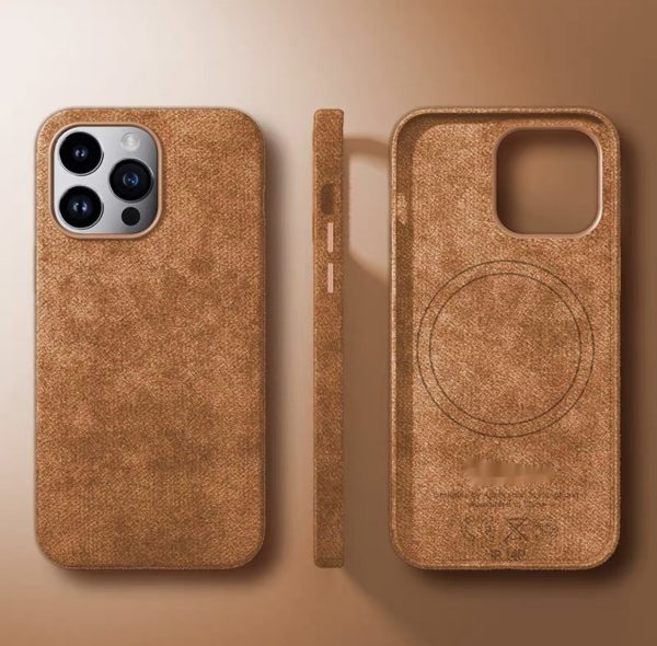 Alcantara Suede Phone Case Magnetic All-inclusive Men And Women - Image 9