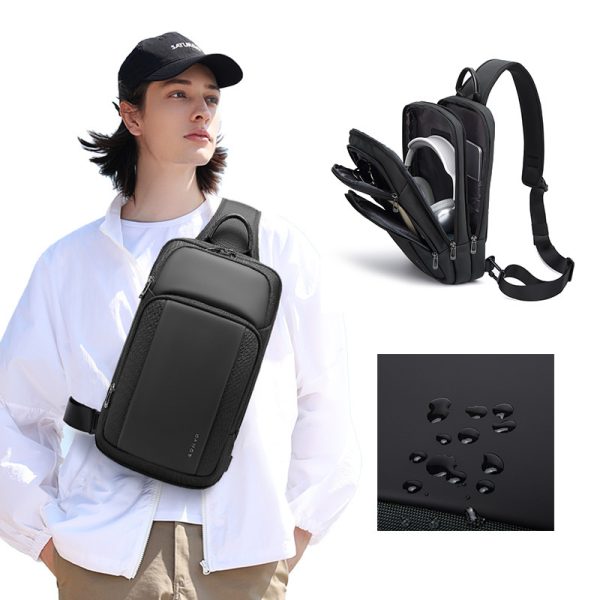Men's Waterproof Leisure Shoulder Chest Bag - Image 2