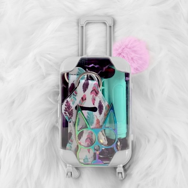 Personalized Design Self-defense Suitcase Set Plastic Key Chain - Image 3