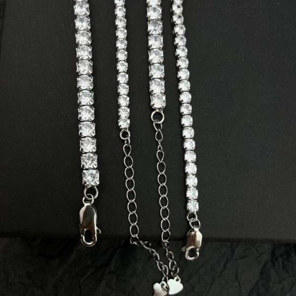 Sterling Silver European And American Tennis Chain Hip Hop Extension - Image 4