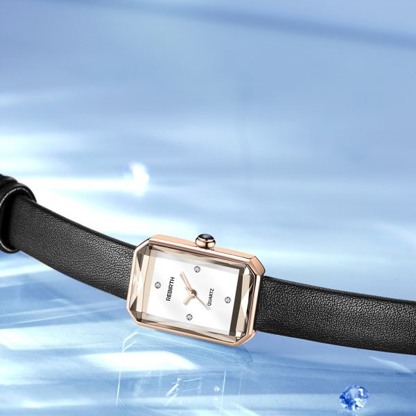 Square Diamond Belt Fashion Artistic Exquisite Quartz Watch - Image 5