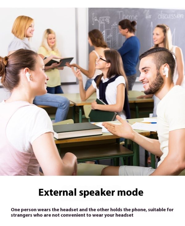 Wireless Bluetooth-compatible Translation Headphones Portable In-ear Translator - Image 10