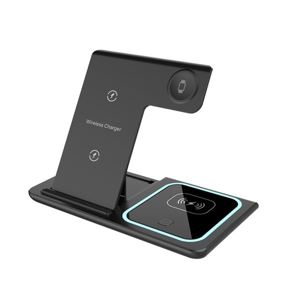 Three-in-one Wireless Foldable Twin Coil Charger - Image 5