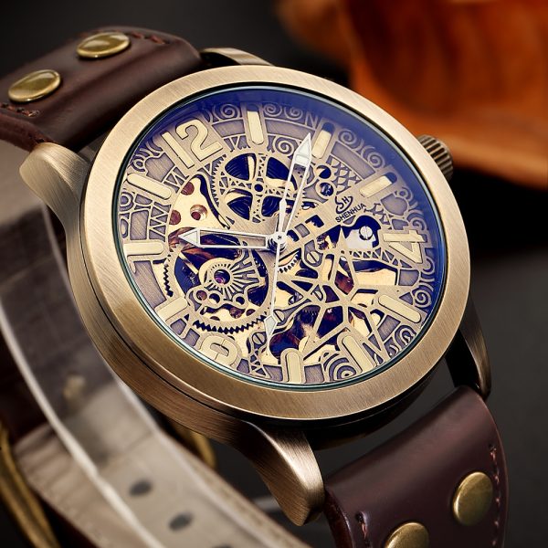 Men's Watch With Belt Mechanical Watch - Image 3