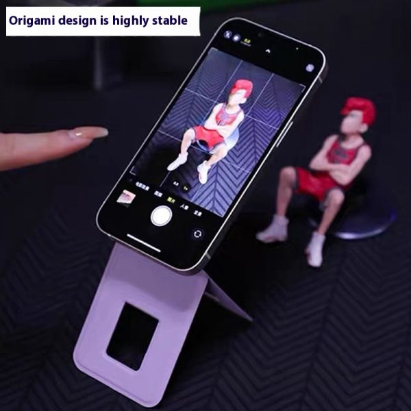 Live Selfie Multifunctional Leather Mobile Phone Holder - Image 2