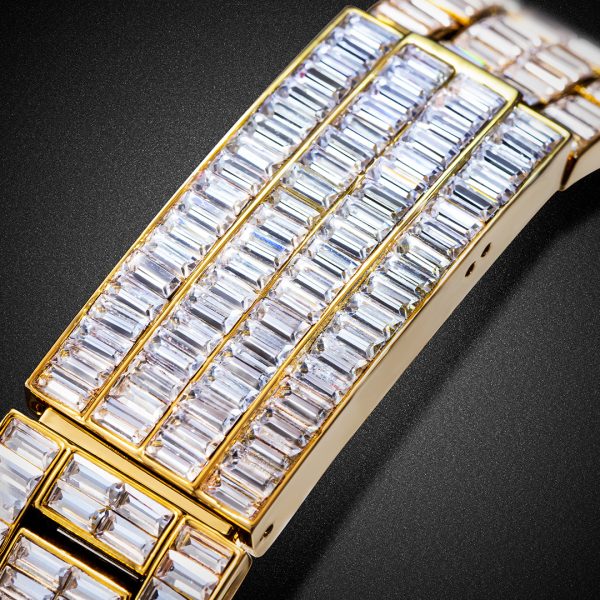 Three Eyes Rainbow Diamond Quartz Watch - Image 3