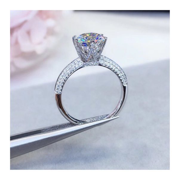 Half Of The Country Moissanite Diamond Ring Fidelity - Image 2