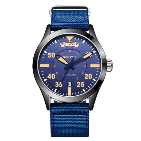 Automatic Mechanical Watch Waterproof Nylon Watch - Image 3