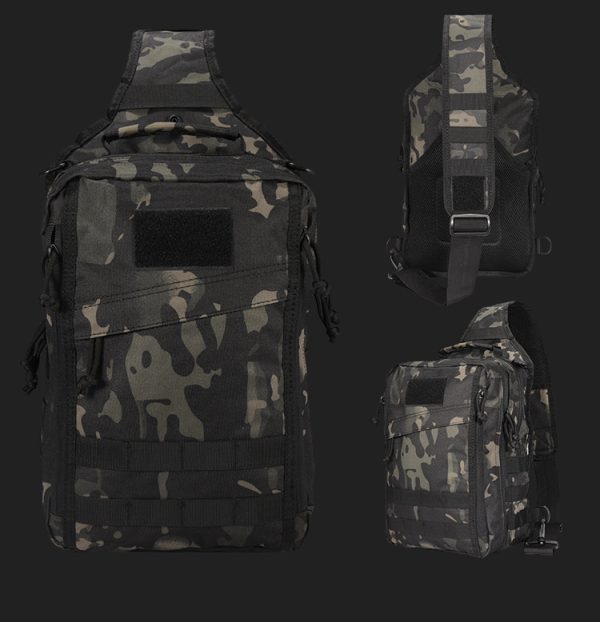 Multi Functional Tactical Camouflage Casual One Shoulder Diagonal Bag - Image 10