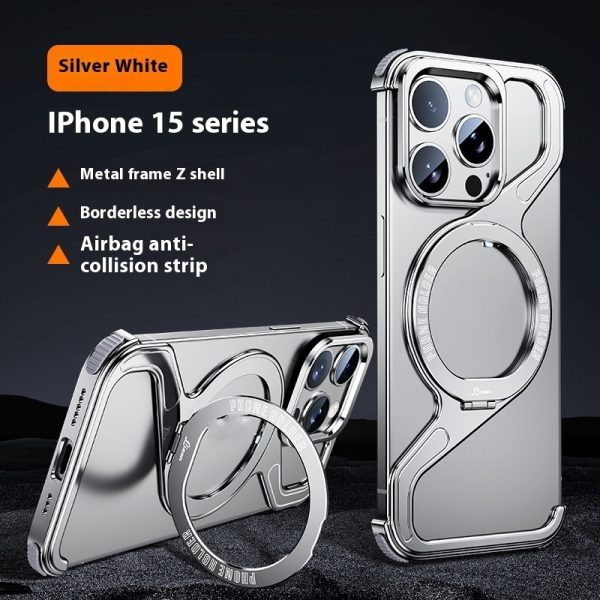 Z-type Metal Bracket Magnetic Phone Case - Image 6