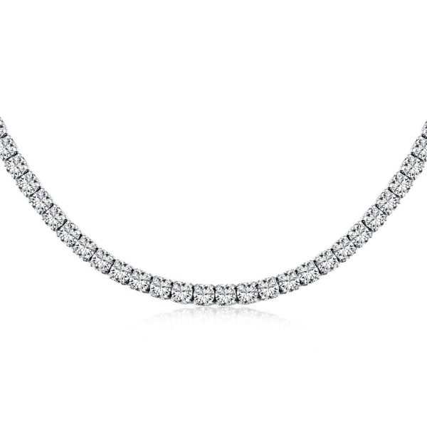 Sterling Silver European And American Tennis Chain Hip Hop Extension - Image 7