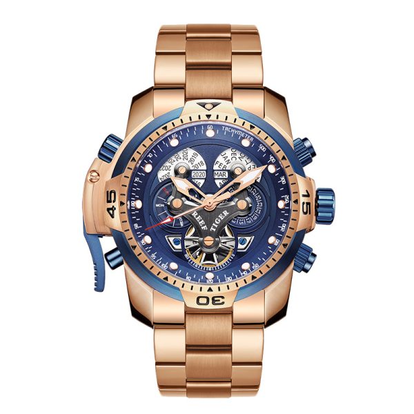 Men's Mechanical Watch Large Dial Waterproof Strong Luminous - Image 6