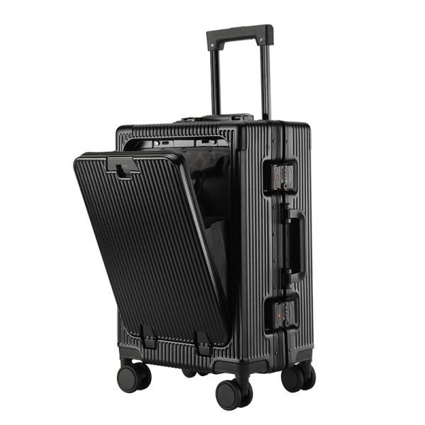 Trolley Aluminum Frame Large Capacity Front Opening Luggage - Image 6