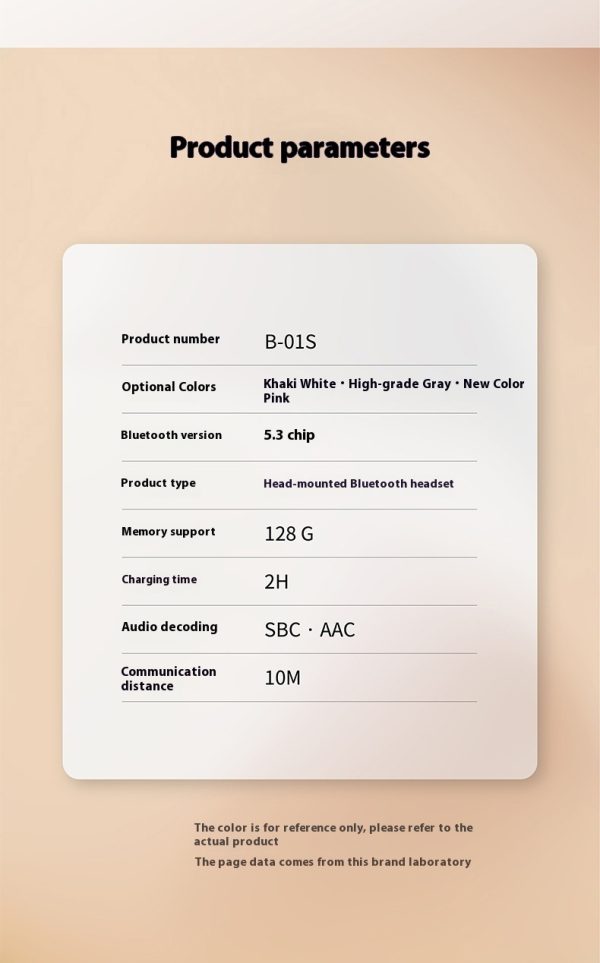 New Headset Wireless Bluetooth Headset Bass Folding Card - Image 7