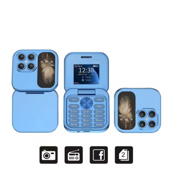 Folding Screen Dual Card Dual Standby 2G Mobile Phone - Image 4