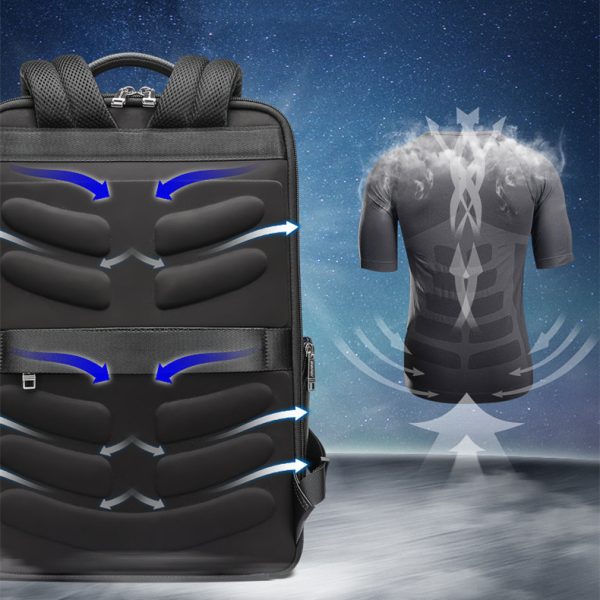 Men's Backpack Leather Large Capacity - Image 5