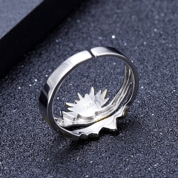 Nature Wind Sun Sunrise Premium Designer Adjustable Ring - Image 4