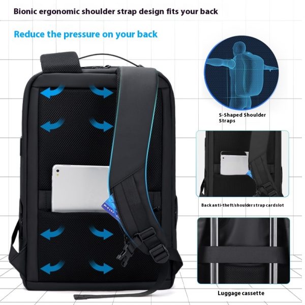 Business Computer Multi-function Expansion Travel Bag - Image 5