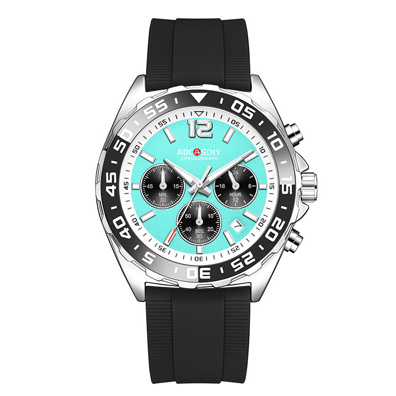 Shell-type Dynamic Colorful Men's Silicone Band Watch - Image 7