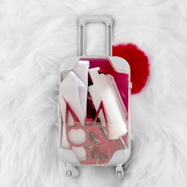 Personalized Design Self-defense Suitcase Set Plastic Key Chain - Image 7